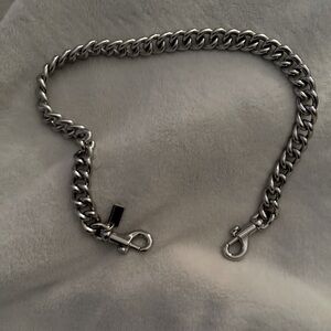 Coach silver Chunky Chain / Strap